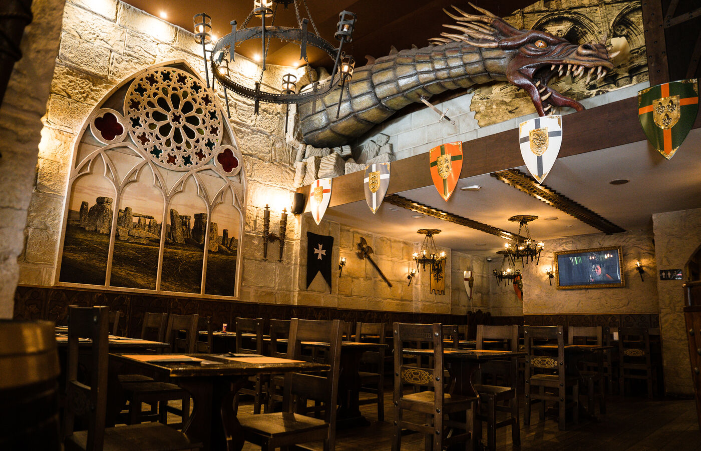 Sala principal, Taverna Excálibur